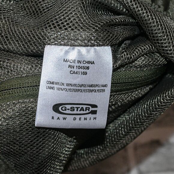 G Star RAW Men's Zip up Lightweight Jacket in olive Green size XL - Picture 8 of 8